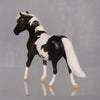 Eenie OOAK Series of 20 Shetland Ponies Black Pinto Pony Chip By Jamie Adamson LHS24