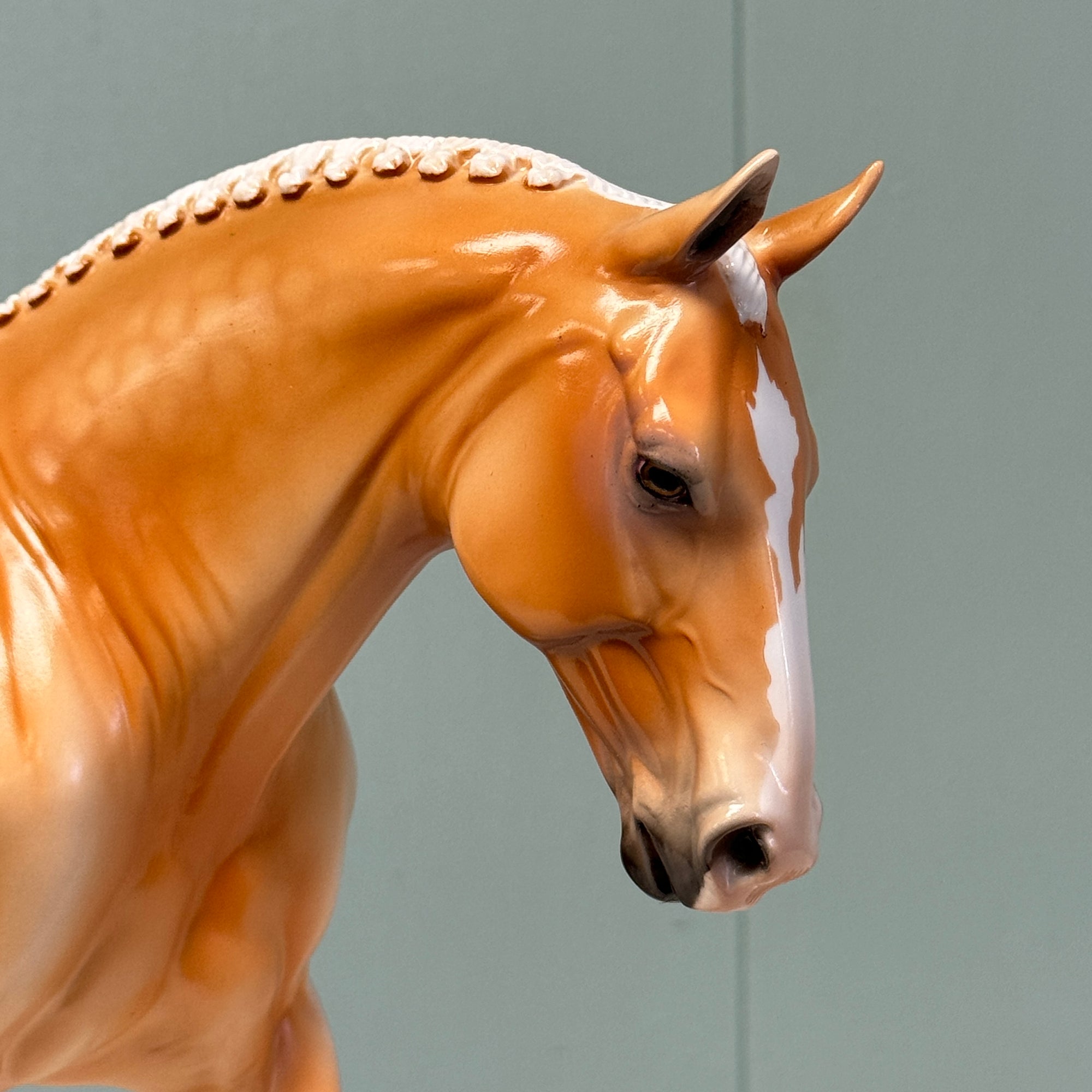 Palomeeny Miney Moe OOAK Dappled Palomino Irish DraughtBy Dawn Quick