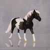 Eenie OOAK Series of 20 Shetland Ponies Black Pinto Pony Chip By Jamie Adamson LHS24