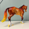 Orange Crush OOAK Deco Orange Brindle By Dawn Quick EQ24