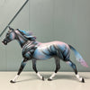 Heroine OOAK Deco Grey Blue Pink Palouse By Dawn Quick  EQ24