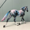 Heroine OOAK Deco Grey Blue Pink Palouse By Dawn Quick  EQ24