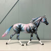 Heroine OOAK Deco Grey Blue Pink Palouse By Dawn Quick  EQ24