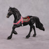 Khar OOAK Black Yak Inspired Deco/Realistic Friesian Chip By Jess Hamill - 2025 The Menagerie Series MS25