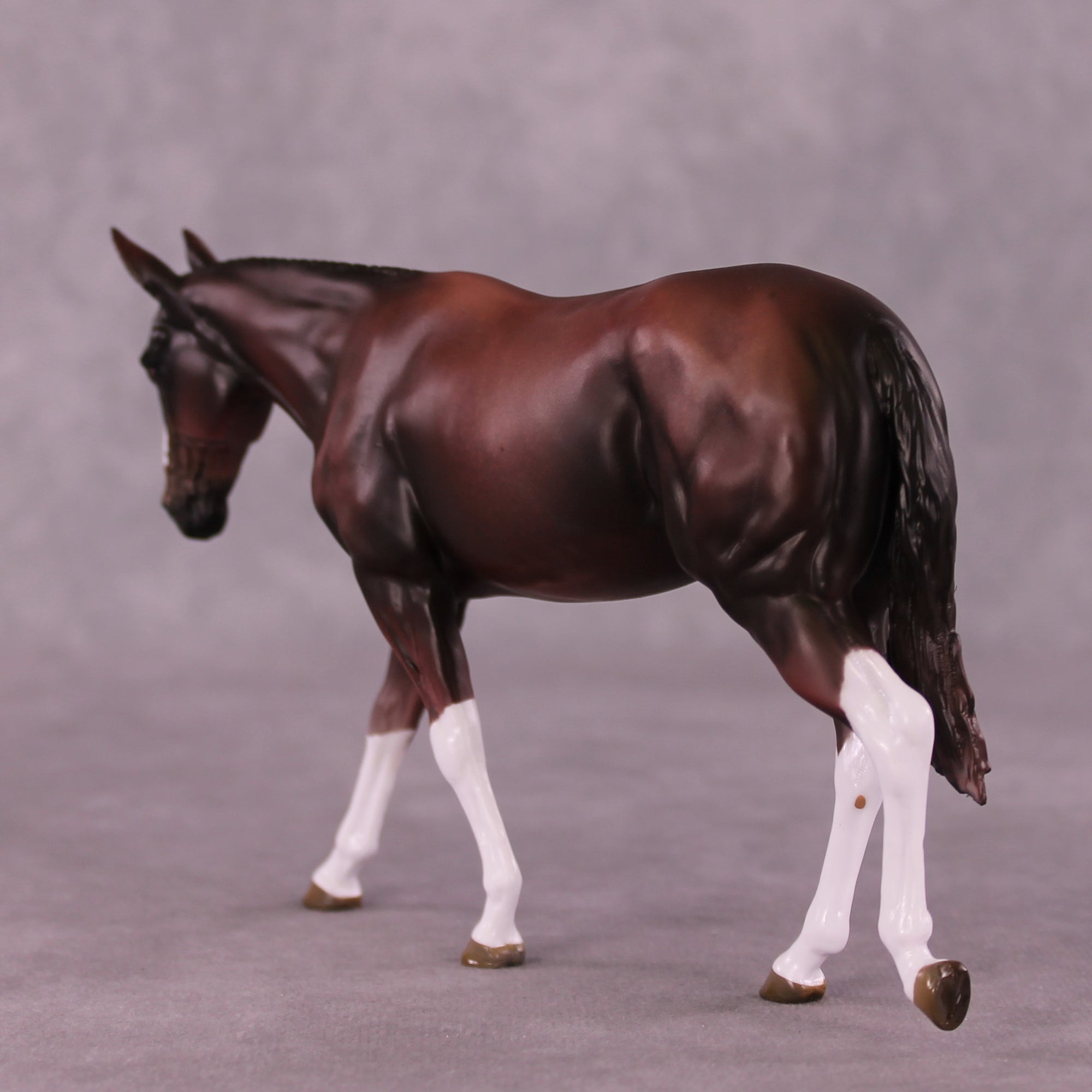 Merlot NO FINISH CHANGE OOAK Pebble Mule by Kike Duarte LHS25