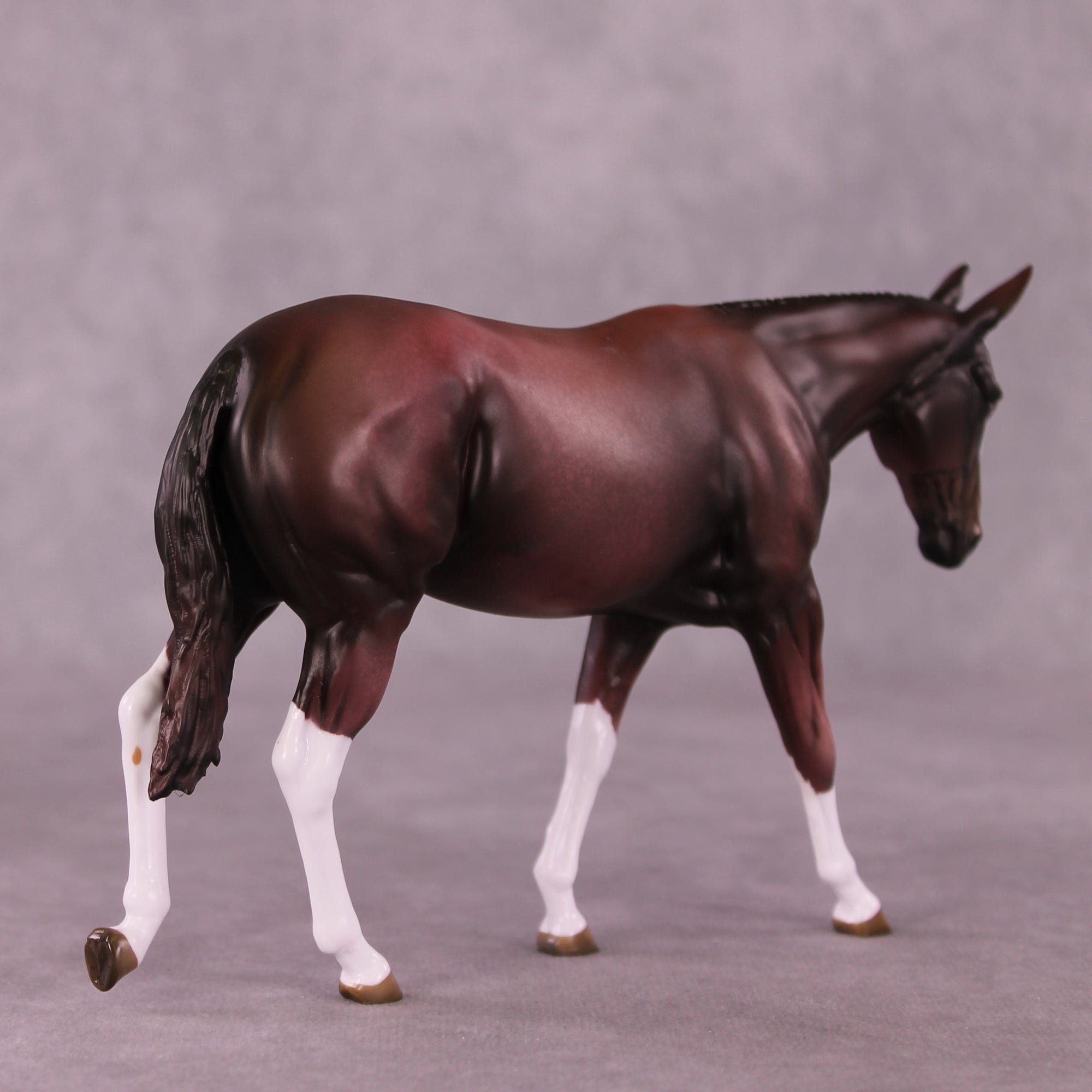 Merlot NO FINISH CHANGE OOAK Pebble Mule by Kike Duarte LHS25