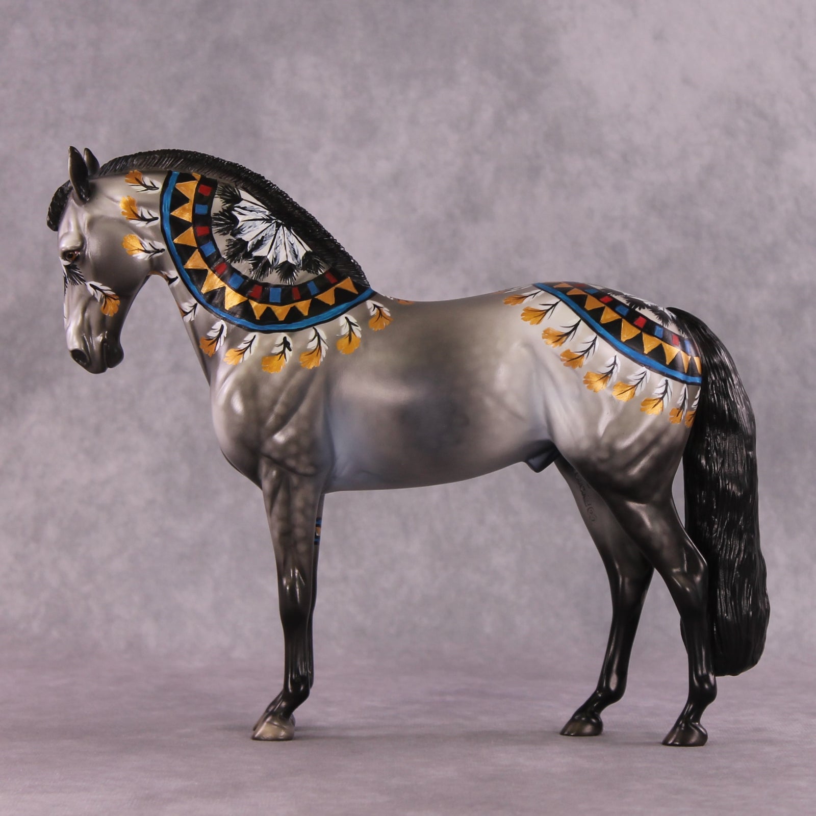 "Time Immemorial" OOAK Andalusian by Dawn Quick SHCF25OS