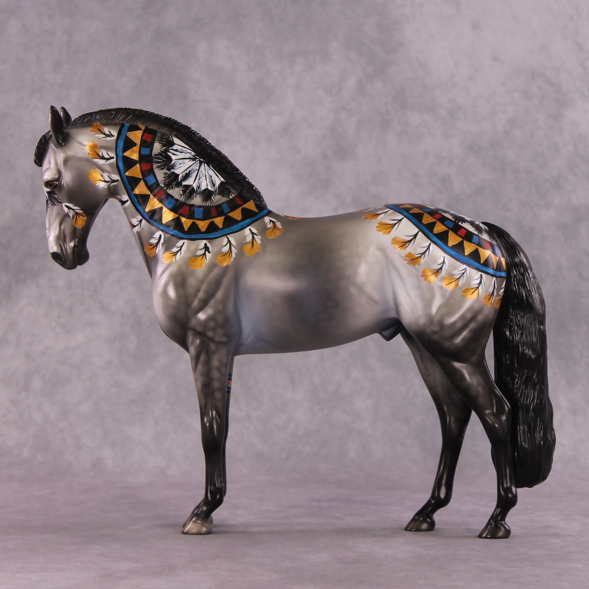 "Time Immemorial" OOAK Andalusian by Dawn Quick SHCF25OS