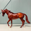 Big Red OOAK Dappled Red Chestnut Thoroughbred By Dawn Quick EQ24