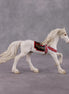 "Tsagaan" OOAK White Yak Inspired Deco/Realistic Friesian Chip By Jess Hamill Menagerie Series: Central Asia MS25