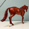 Big Red OOAK Dappled Red Chestnut Thoroughbred By Dawn Quick EQ24