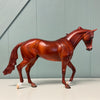 Big Red OOAK Dappled Red Chestnut Thoroughbred By Dawn Quick EQ24