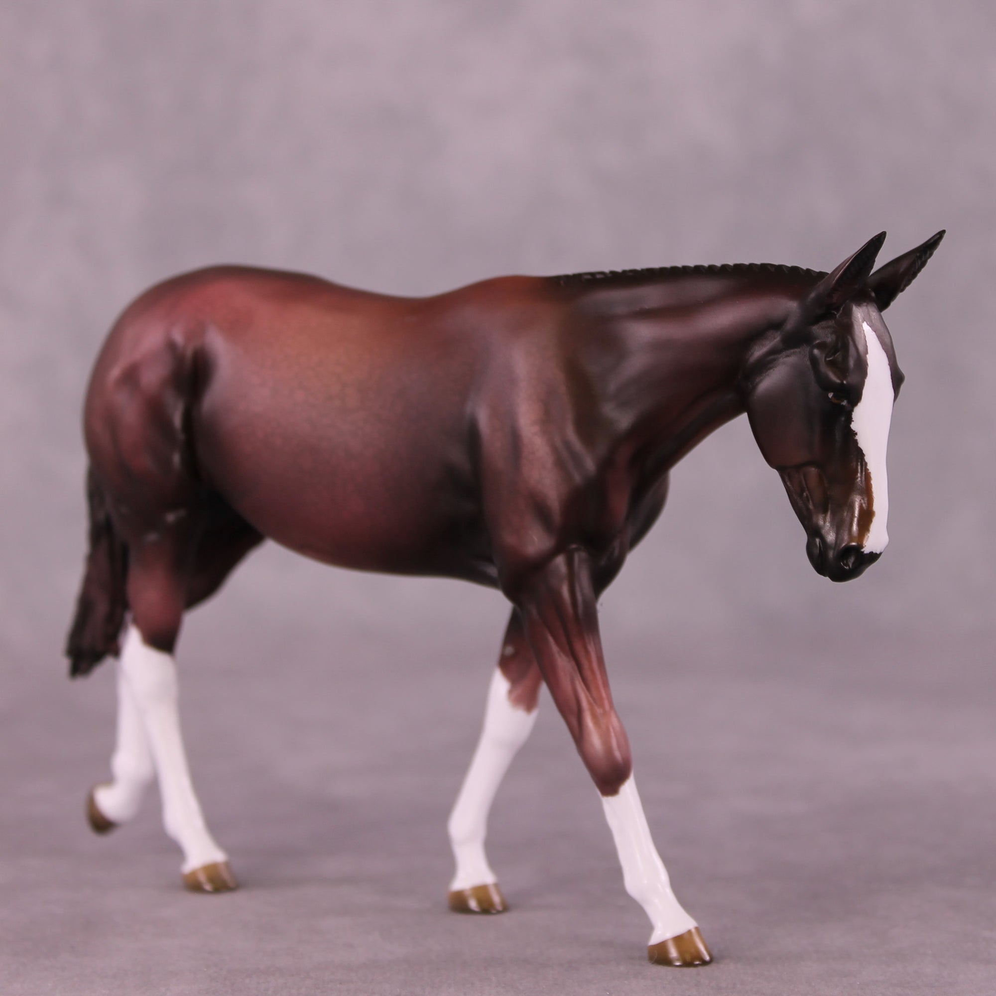 Merlot NO FINISH CHANGE OOAK Pebble Mule by Kike Duarte LHS25