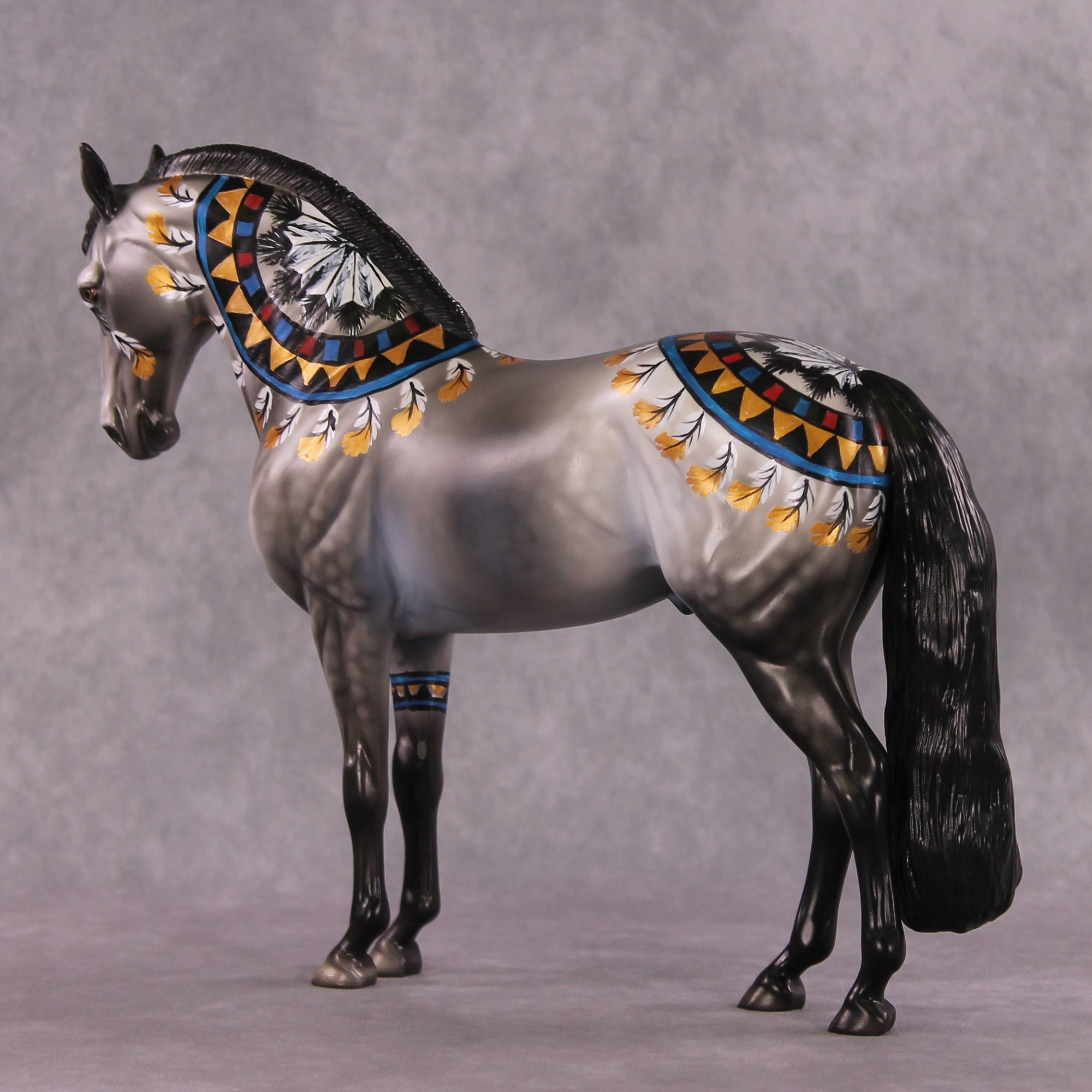 "Time Immemorial" OOAK Andalusian by Dawn Quick SHCF25OS