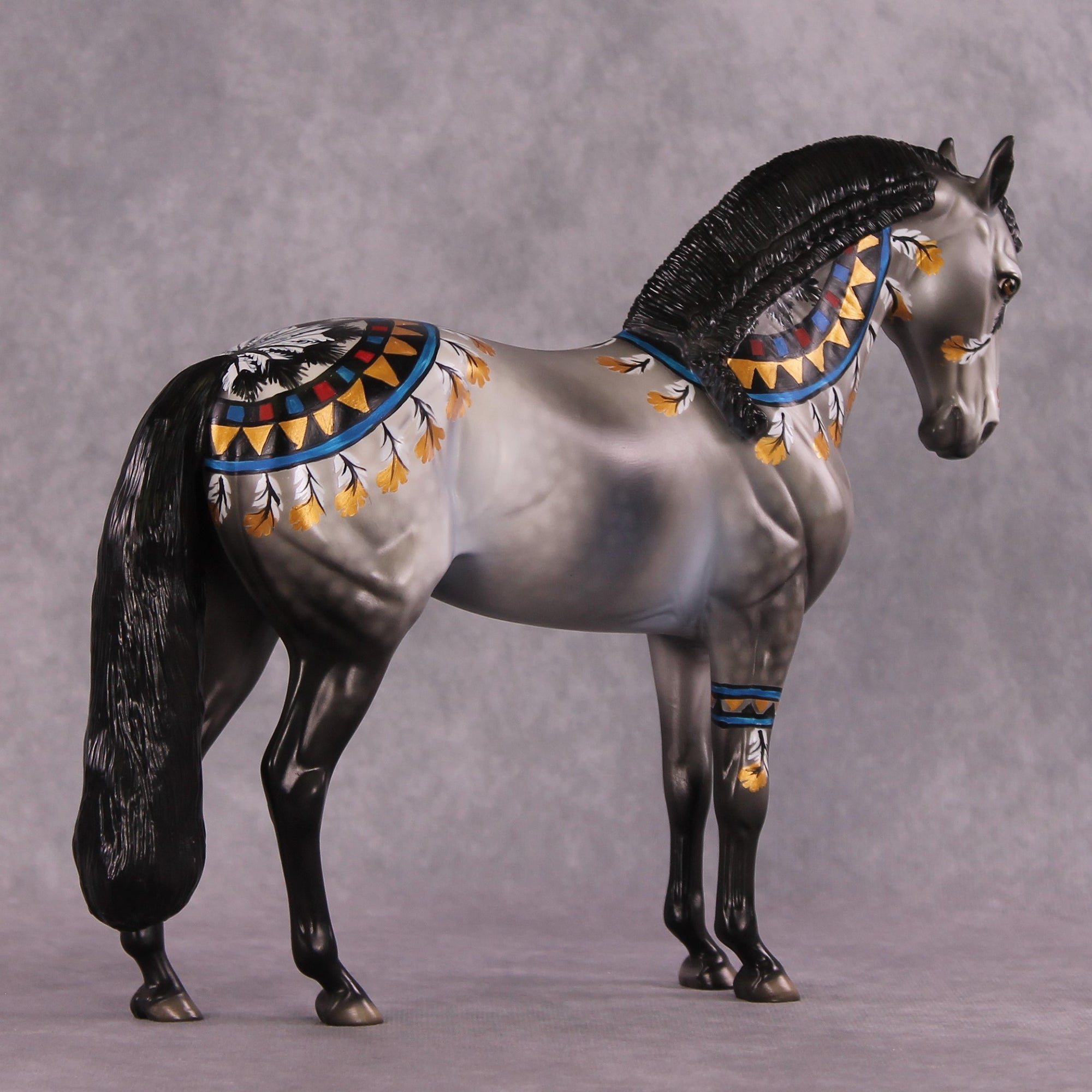 "Time Immemorial" OOAK Andalusian by Dawn Quick SHCF25OS