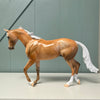 Sunshine OOAK Dappled Palomino Thoroughbred By Dawn Quick EQ24