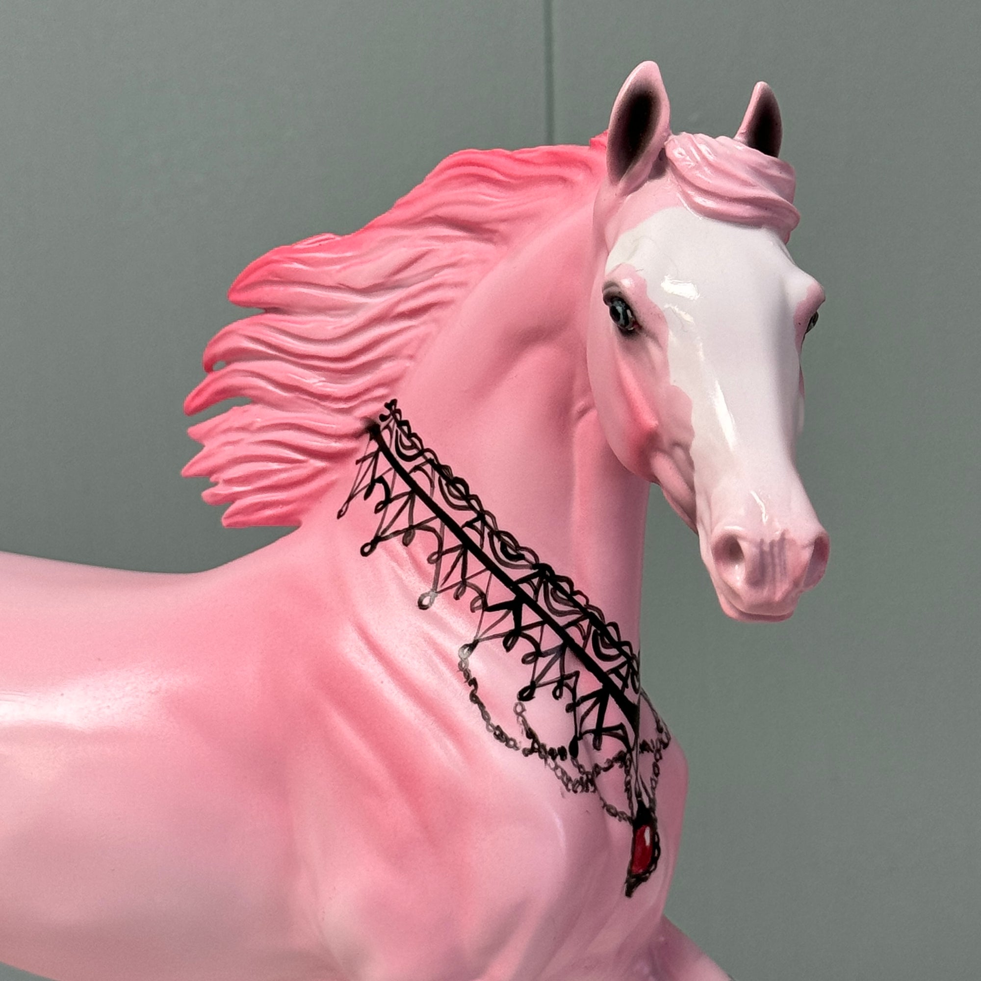 Chappel OOAK Pink Deco Arabian Mare By Dawn Quick EQ24