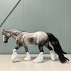 Pepper OOAK Dapple Grey Irish Cob By Dawn Quick EQ24