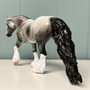 Pepper OOAK Dapple Grey Irish Cob By Dawn Quick EQ24