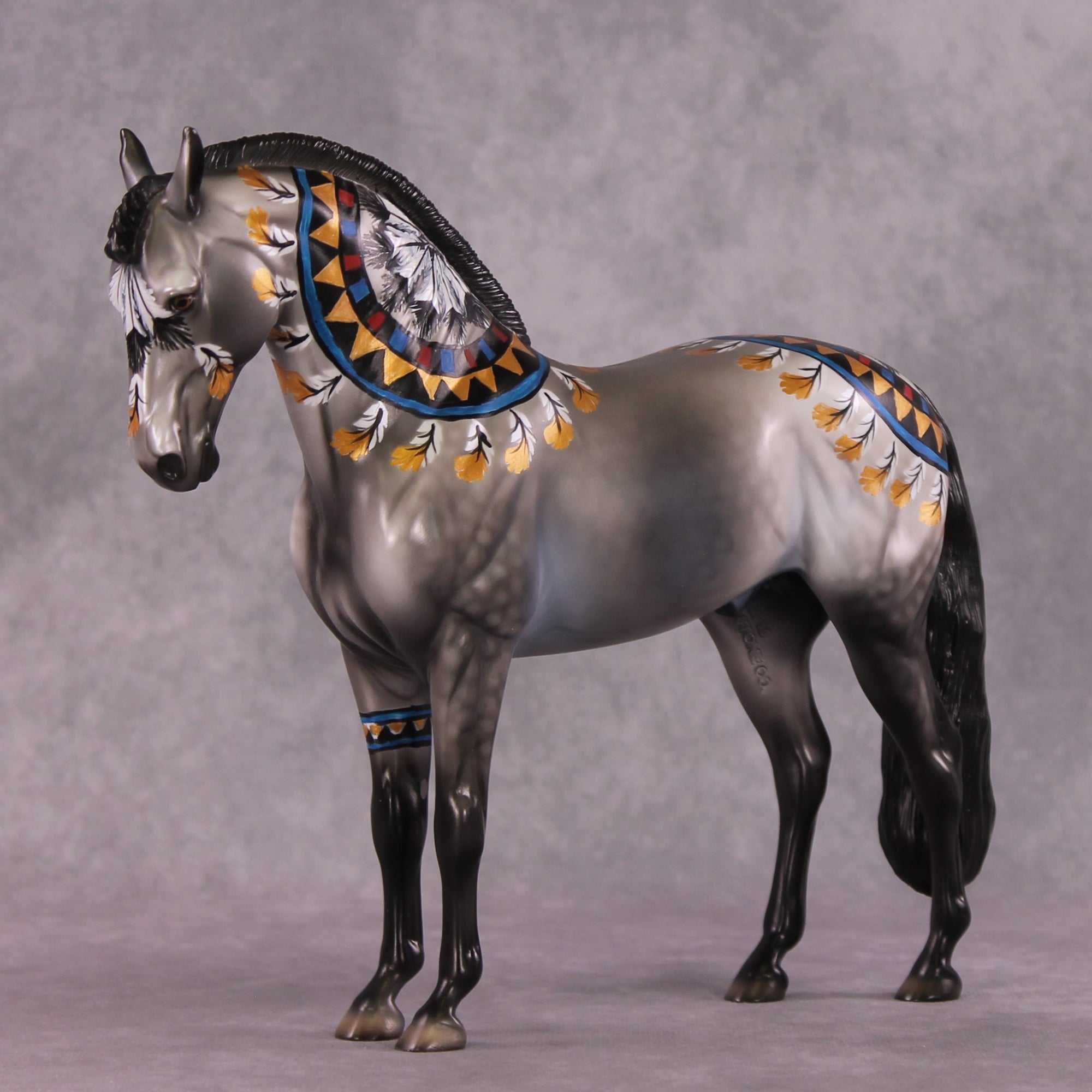 "Time Immemorial" OOAK Andalusian by Dawn Quick SHCF25OS