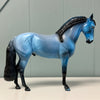 Blucifer OOAK Blue Deco Andalusian By Dawn Quick EQ24