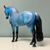 Blucifer OOAK Blue Deco Andalusian By Dawn Quick EQ24