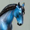 Blucifer OOAK Blue Deco Andalusian By Dawn Quick EQ24