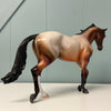 Chili OOAK Red Roan Thoroughbred By Dawn Quick EQ24