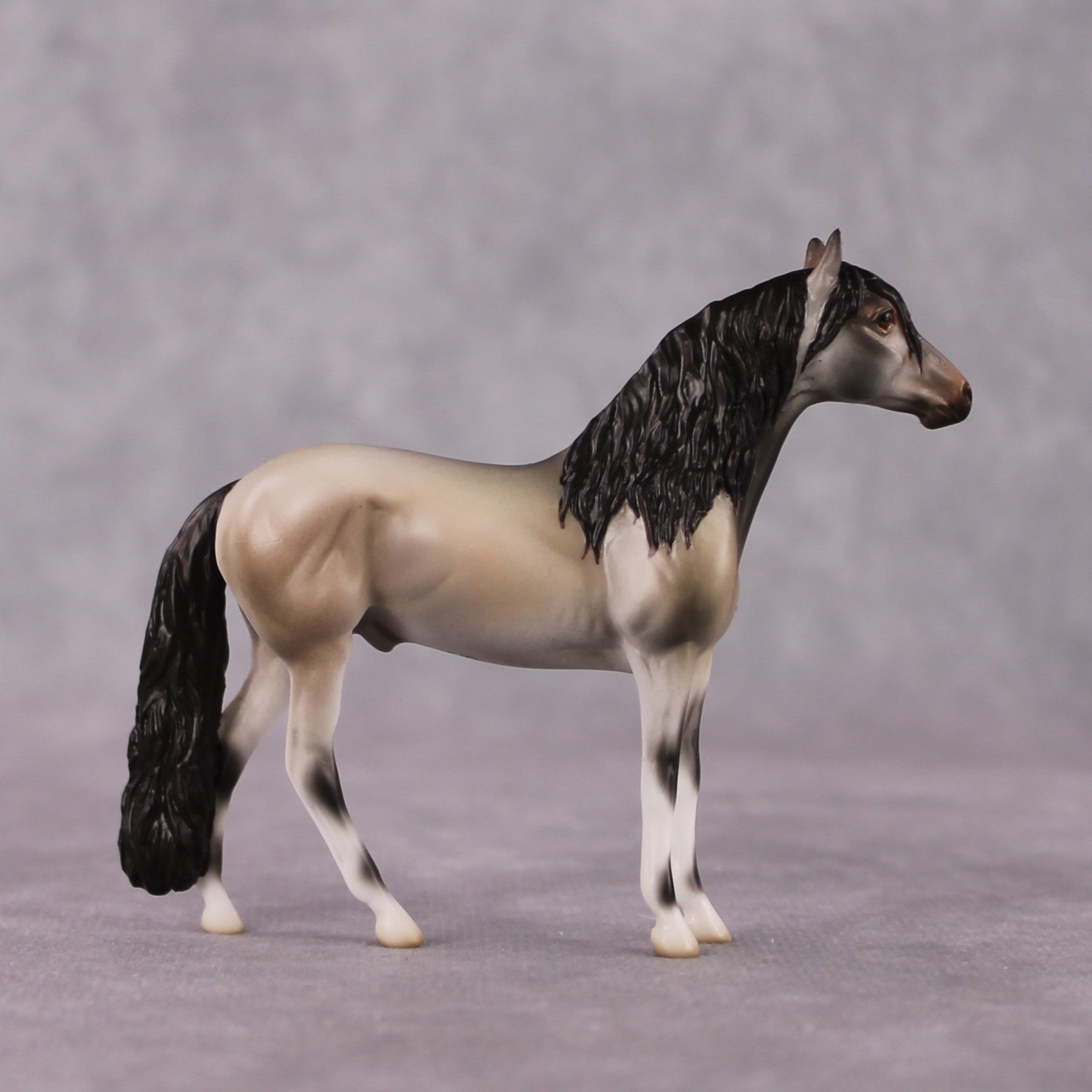 "Snake-Eater" LE-3 Markhor Inspired Andalusian Chip By Jess Hamill Menagerie Series: Central Asia MS25