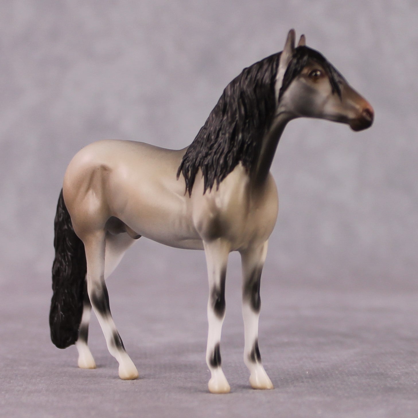 "Snake-Eater" LE-3 Markhor Inspired Andalusian Chip By Jess Hamill Menagerie Series: Central Asia MS25