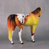 Nebula OOAK Yellow and Orange Appy Pebble Arabian By Dawn Quick LHS24