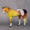 Nebula OOAK Yellow and Orange Appy Pebble Arabian By Dawn Quick LHS24