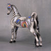 Dream Frequency OOAK Zebra Deco Saddlebred Pebble By Jess Hamill LHS24