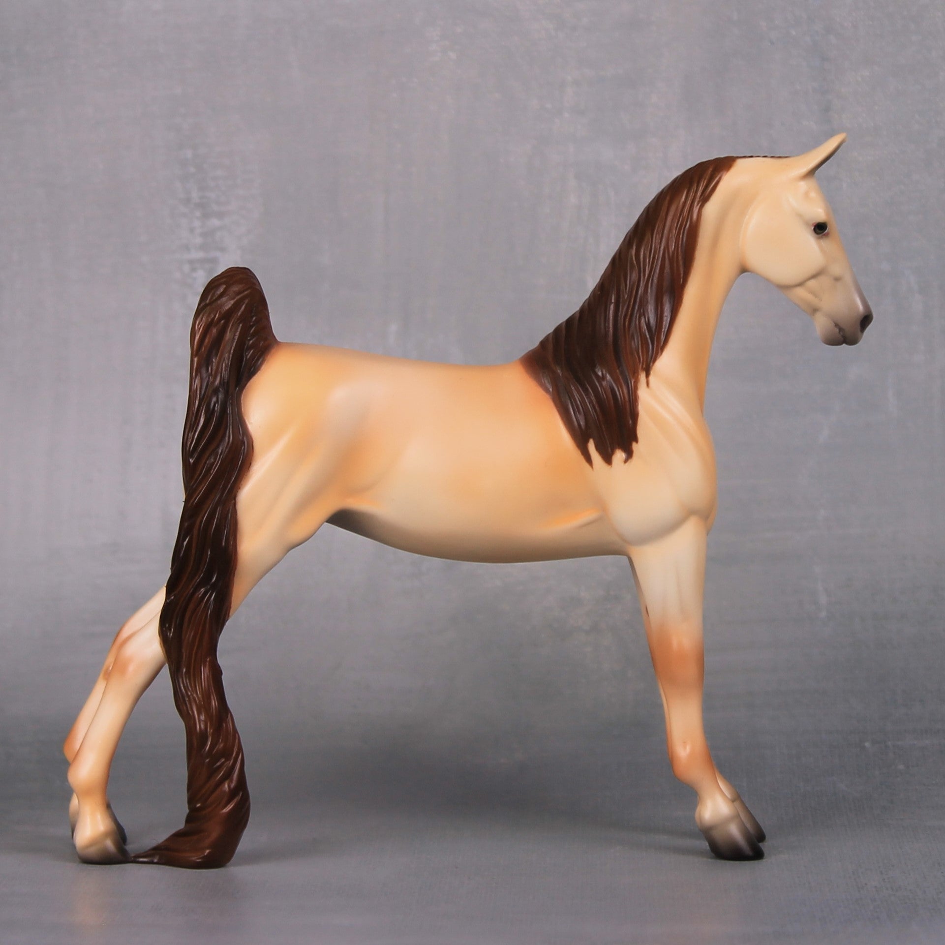 Bonnie OOAK Amber Champagne Saddlebred Pebble By Jamie Adamson LHS24