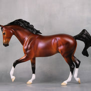 Ace LE 5 Dappled Bay with Lavender Sheen Thoroughbred By Ellen Robbins MM24 Run
