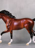 Ace LE 5 Dappled Bay with Lavender Sheen Thoroughbred By Ellen Robbins MM24 Run
