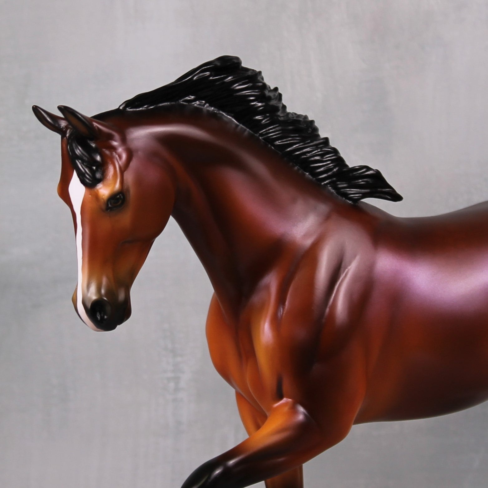 Ace LE 5 Dappled Bay with Lavender Sheen Thoroughbred By Ellen Robbins MM24 Run