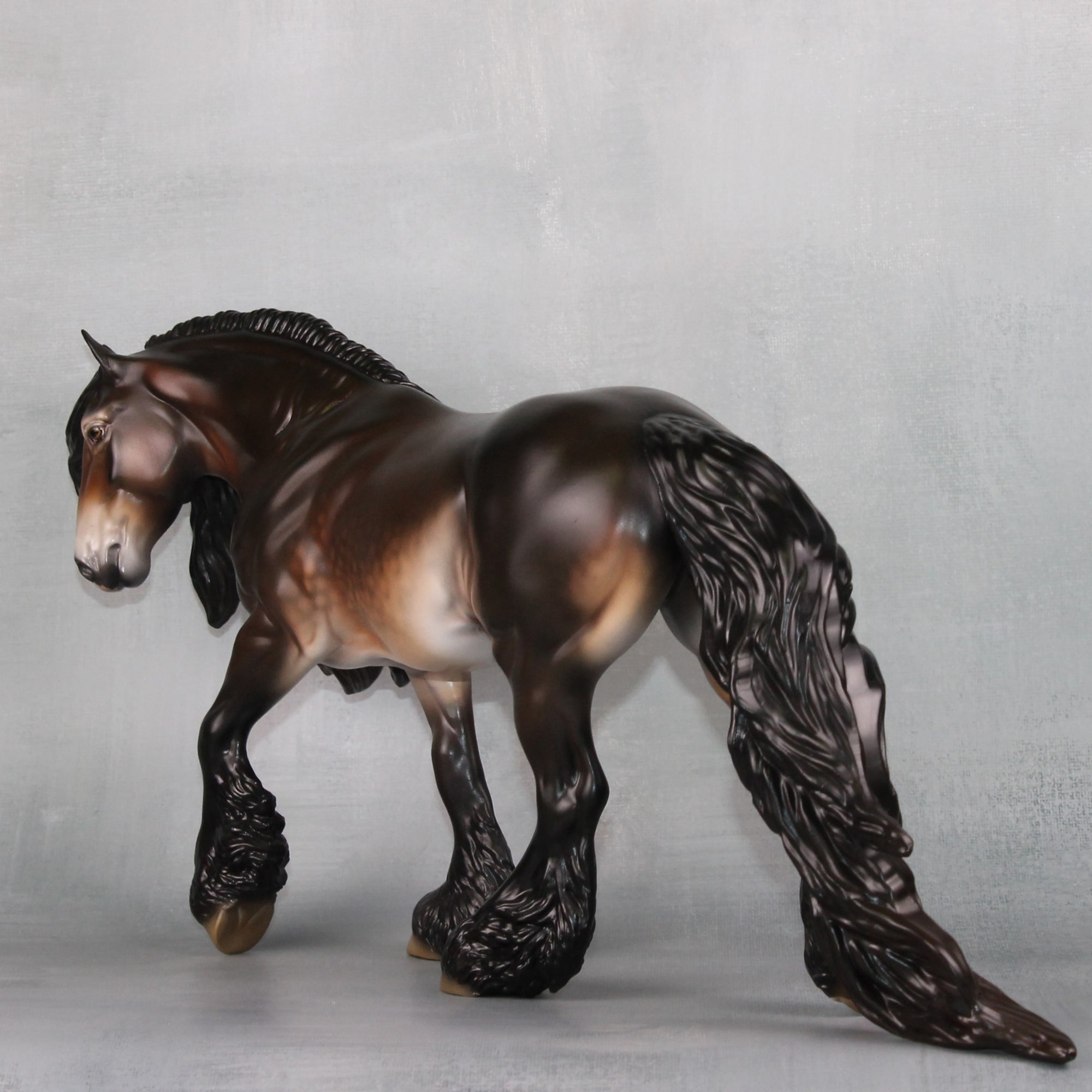 The Beast LE-25 Dappled Bay Pangare Irish Cob Painted By Jess Hamill Fairy Tale Series - Pre Order - FTL24
