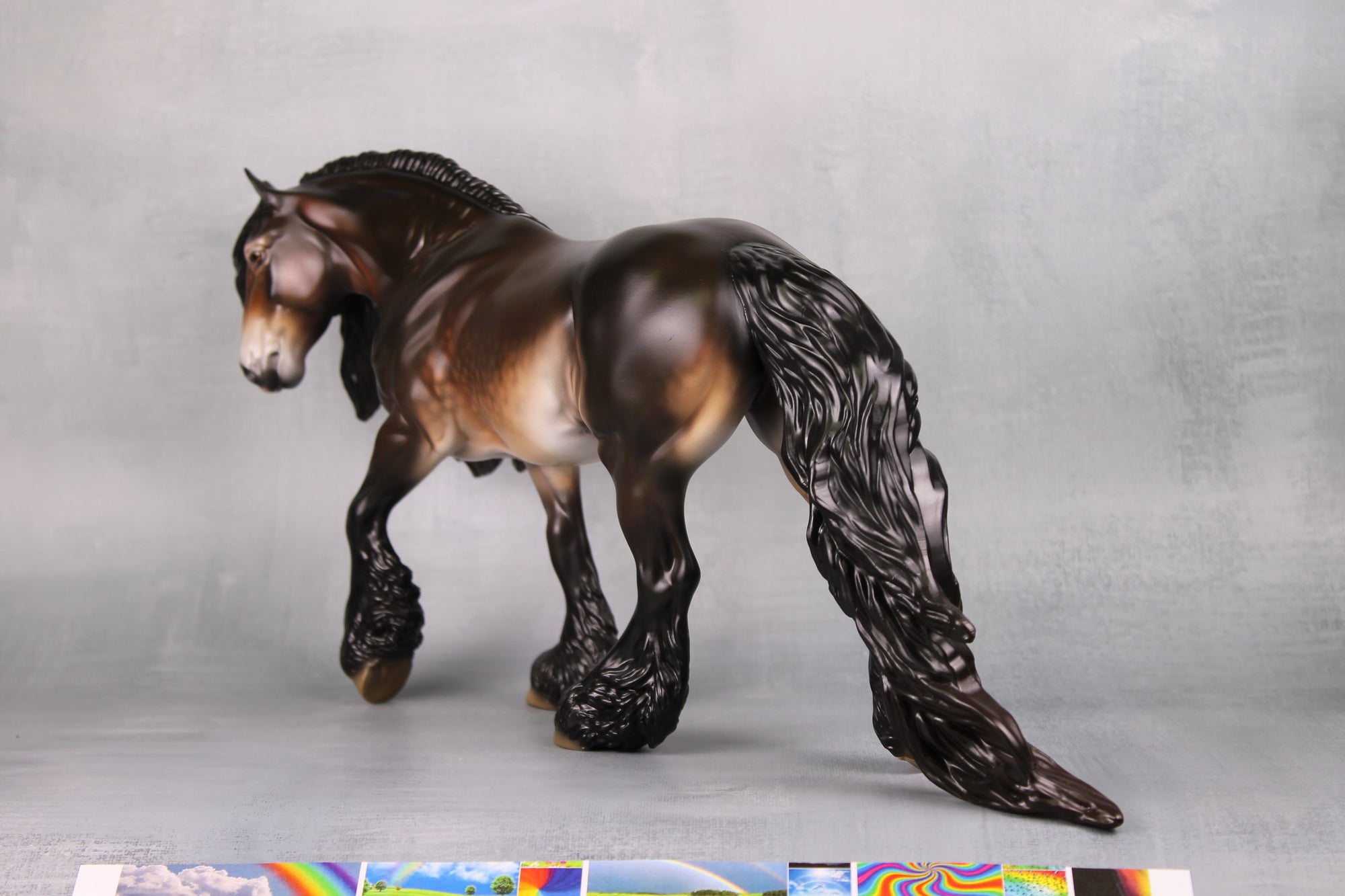 The Beast LE-25 Dappled Bay Pangare Irish Cob Painted By Jess Hamill Fairy Tale Series - Pre Order - FTL24