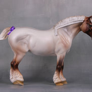 Beauty LE-22 Flaxen Strawberry Roan Custom Heavy Draft Mare Painted By Ashley Palmer Fairy Tale Series - Pre Order - FTL24