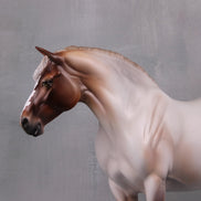 Beauty LE-22 Flaxen Strawberry Roan Custom Heavy Draft Mare Painted By Ashley Palmer Fairy Tale Series - Pre Order - FTL24