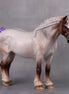 Beauty LE-22 Flaxen Strawberry Roan Custom Heavy Draft Mare Painted By Ashley Palmer Fairy Tale Series - Pre Order - FTL24