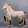 Prince Beast LE Reverse Dappled Amber Champagne Custom Trotting Drafter Painted By Ellen Robbins Fairy Tale Series - Pre Order - FTL24