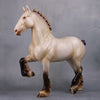 Prince Beast LE Reverse Dappled Amber Champagne Custom Trotting Drafter Painted By Ellen Robbins Fairy Tale Series - Pre Order - FTL24