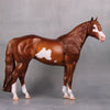 Ideal Ruby OOAK Dappled Chestnut Overo Custom ISH Portrait Horse By Caroline Boydston - Best Offer 10/1/24