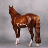 Ideal Ruby OOAK Dappled Chestnut Overo Custom ISH Portrait Horse By Caroline Boydston - Best Offer 10/1/24