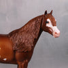 Ideal Ruby OOAK Dappled Chestnut Overo Custom ISH Portrait Horse By Caroline Boydston - Best Offer 10/1/24