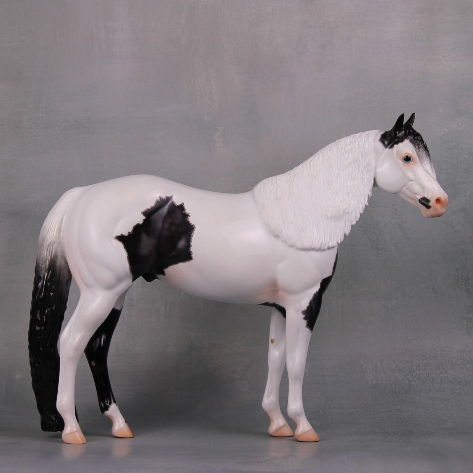 Atahri OOAK Dappled Black Pinto By Caroline Boydston - Best Offer 10/1/24