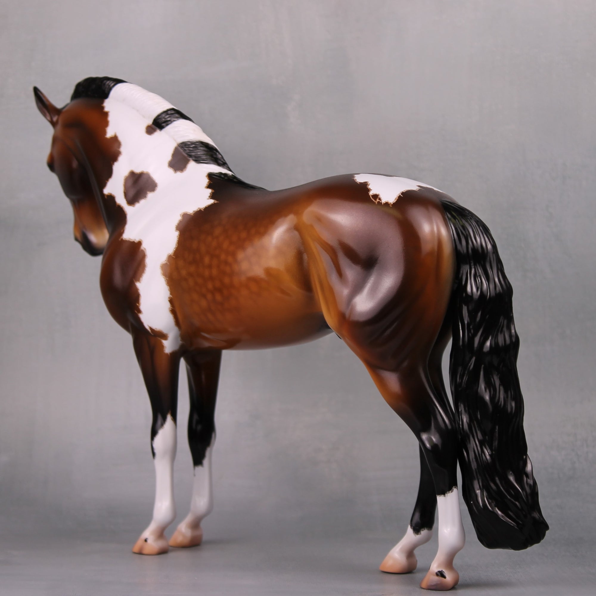 Augusta OOAK Dappled Bay Tobiano Custom Andalusian By Caroline Boydston - Best Offer 10/1/24
