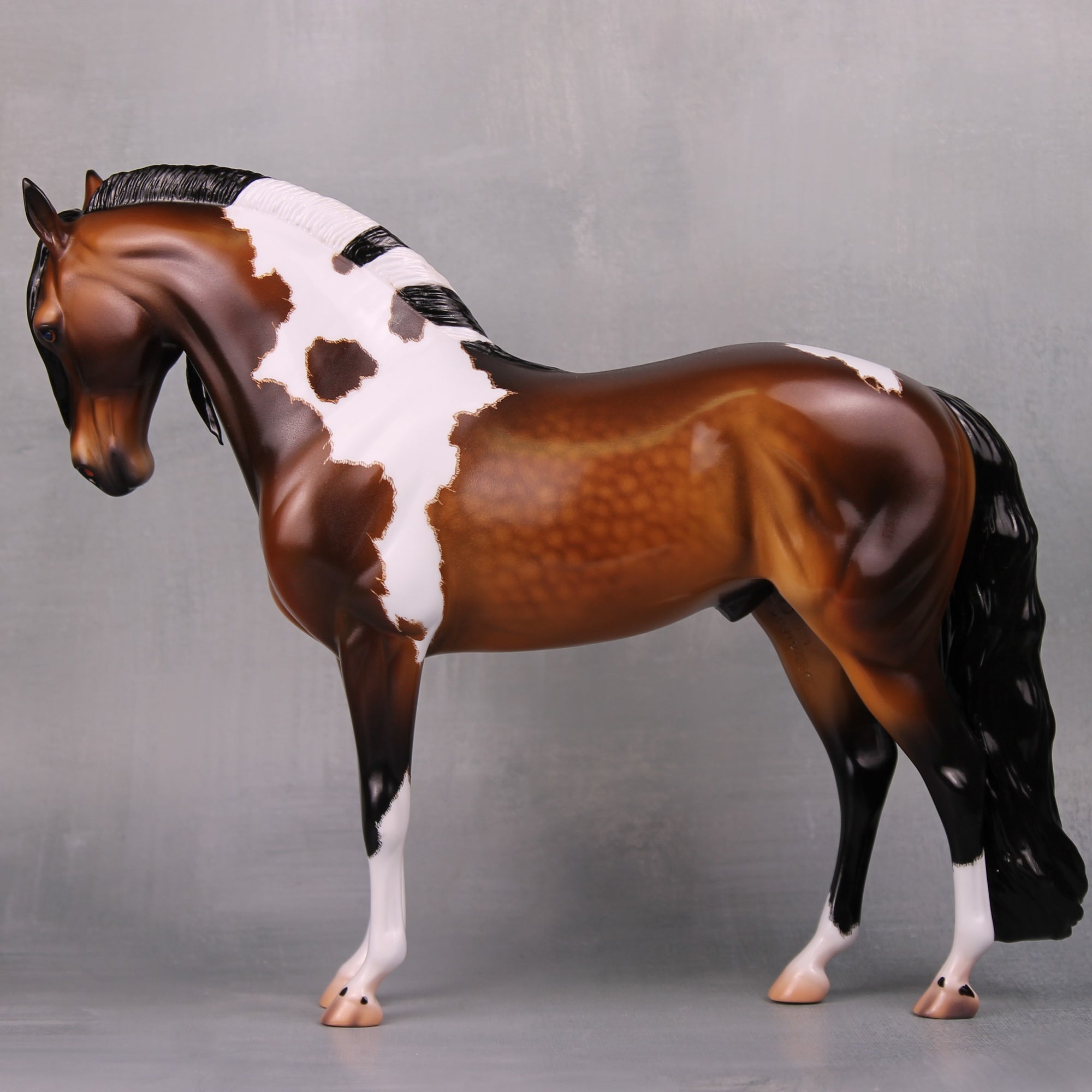 Augusta OOAK Dappled Bay Tobiano Custom Andalusian By Caroline Boydston - Best Offer 10/1/24